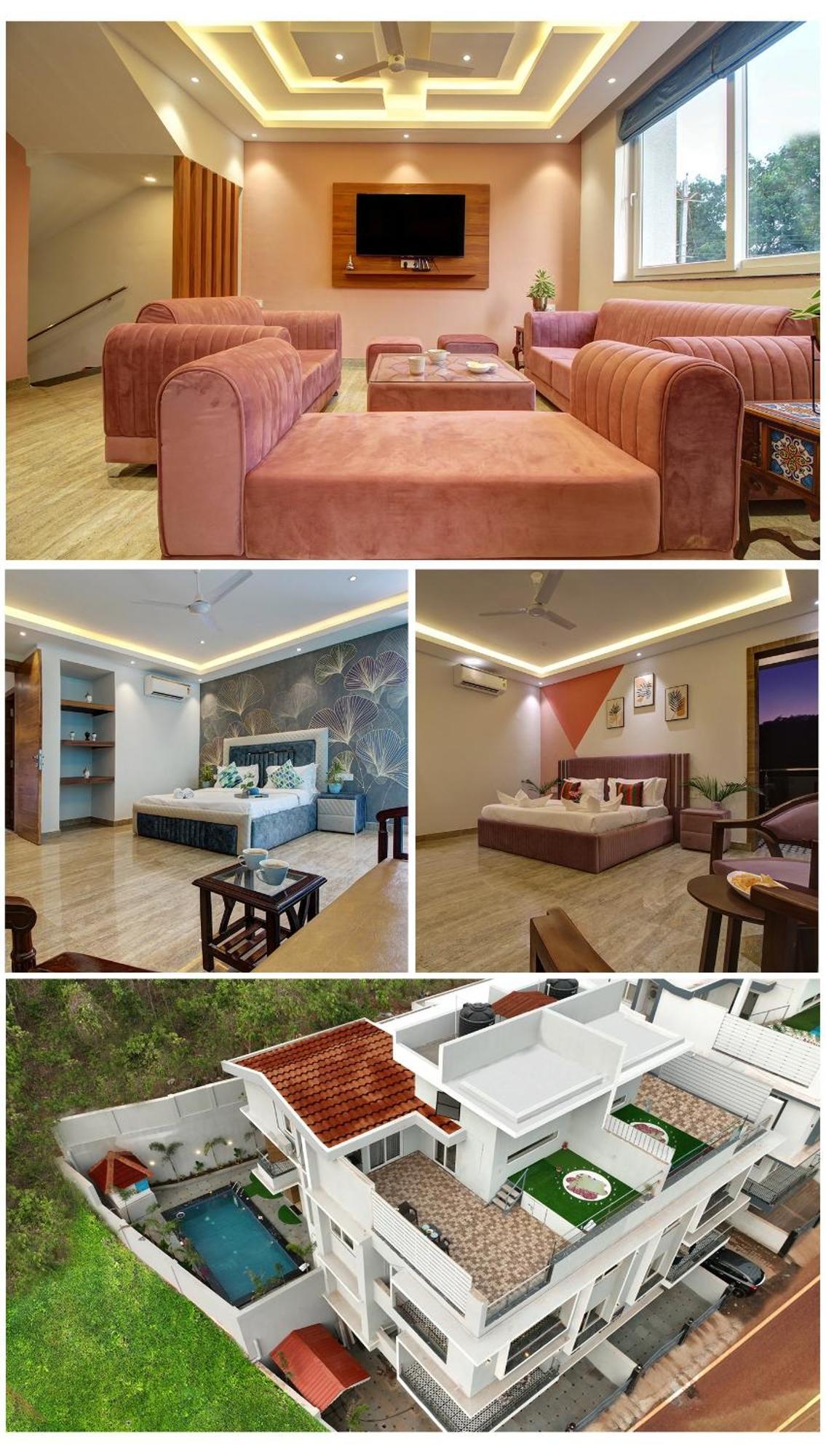 Euphoria Luxury Villa - 5Bhk - Private Pool - Jacuzzi, Бага Екстер'єр фото